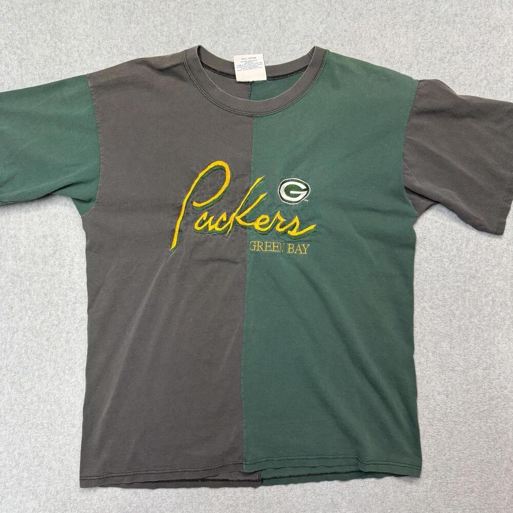 Vintage Crable Sportswear Embroidered Green Bay Packers Mens Large NFL Football